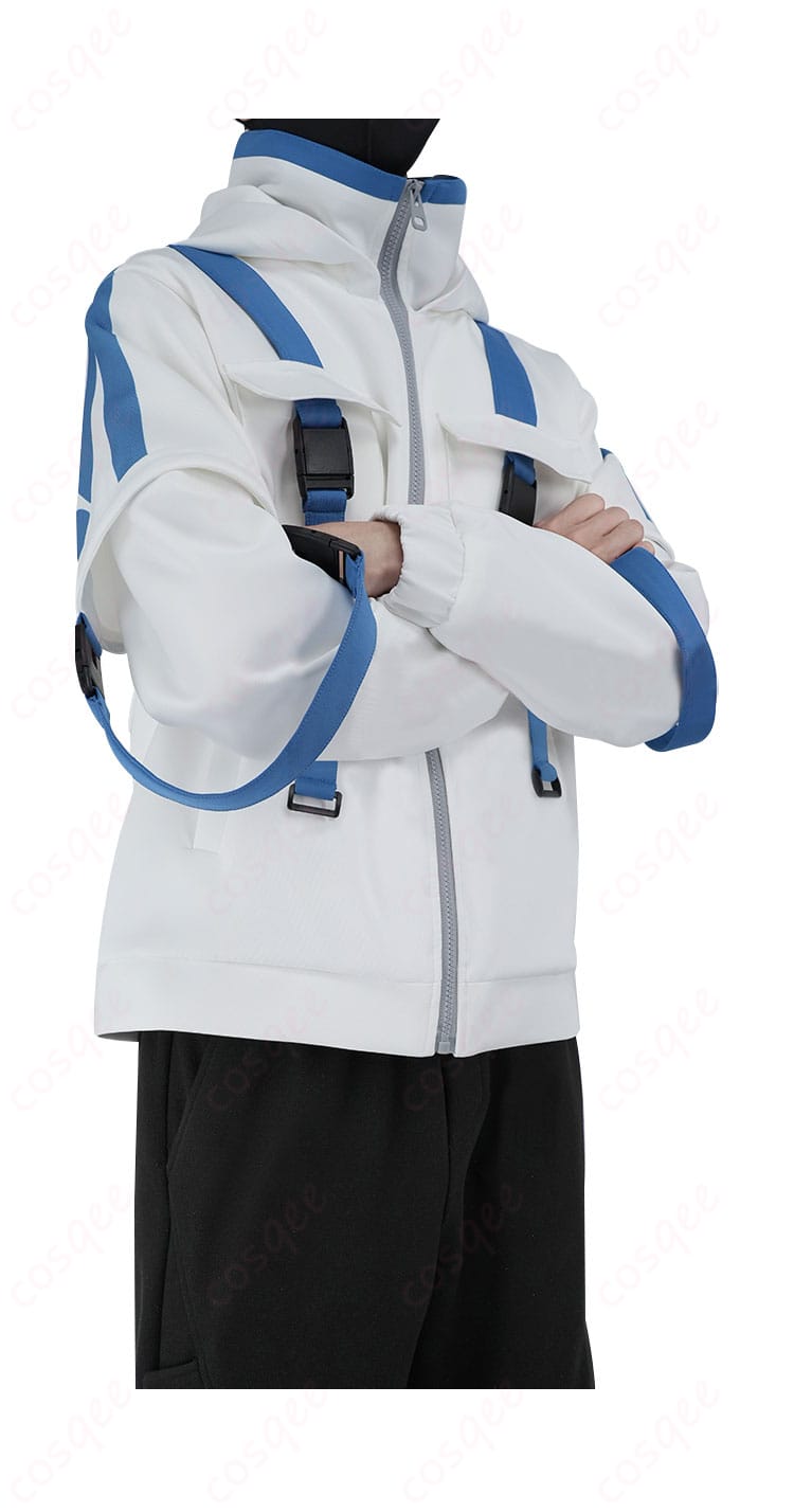 WIND BREAKER 名取慎吾 コスプレ衣装の右側装飾の詳細画像。細部まで忠実に再現された服装のディテール。