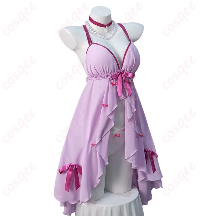 冴えない彼女の育てかた 加藤恵 ランジェリー風コスプレ衣装 上品に映えるトータルセット - 2枚目の画像