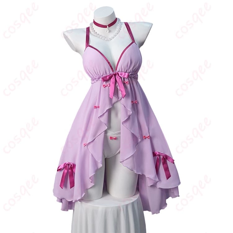 冴えない彼女の育てかた 加藤恵 ランジェリー風コスプレ衣装 上品に映えるトータルセット - 1枚目の画像