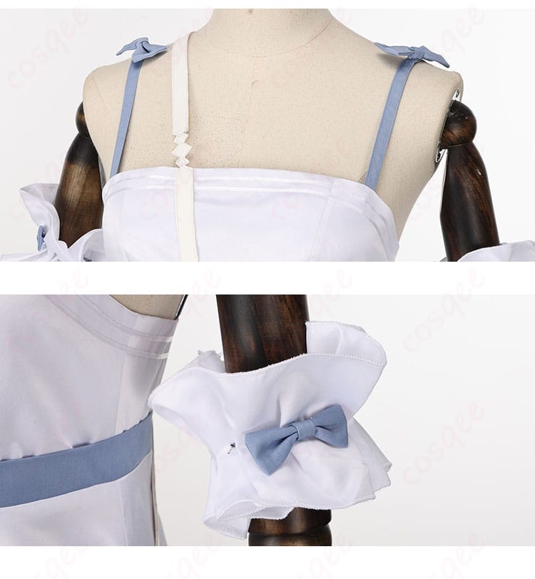 肩と腕の装飾ディテール画像。氷室セナ私服コスプレ衣装の肩部分の装飾がよく見える画像。