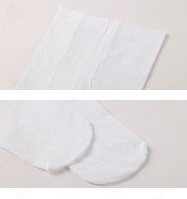 メリュジーヌ コスプレ衣装の腿袜の装飾細部。優雅なデザインと美しい仕上がりが確認できます。