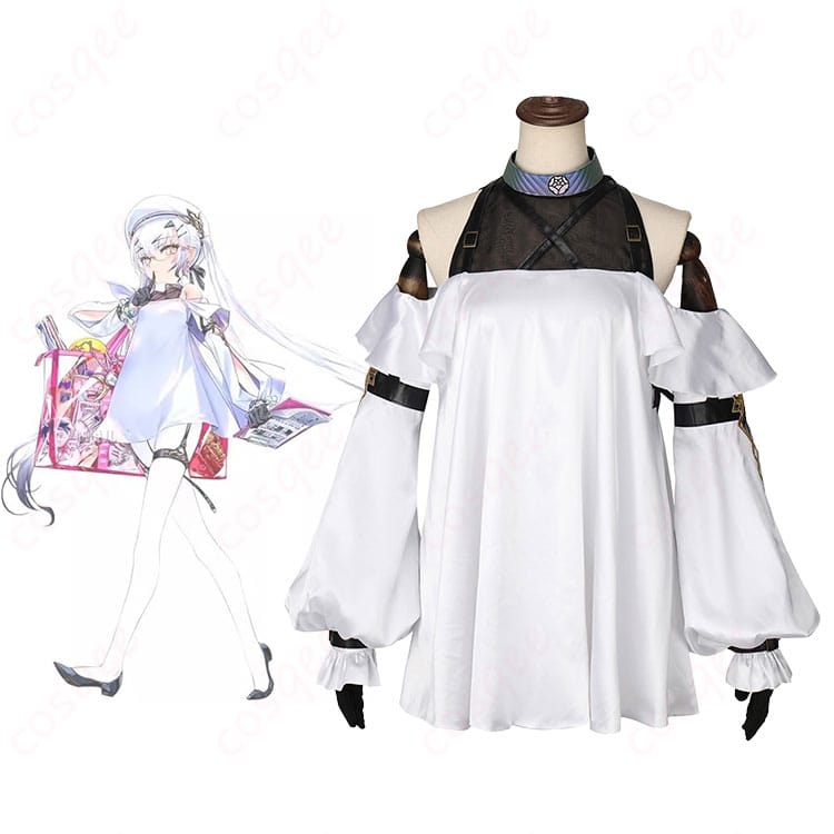 FGO メリュジーヌ コスプレ衣装 英霊博装 Ver. 妖精騎士ランスロットの再現画像。キャラクターと衣装の詳細な結びつきが確認できます。