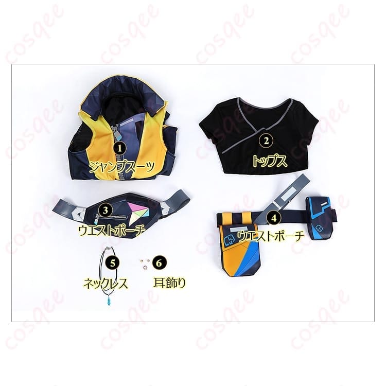 VALORANT ウェンリ コスプレ衣装 近未来ミリタリー感と機動性を両立した一式 - 6枚目の画像