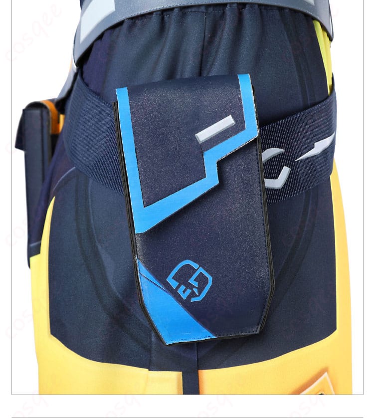 腰ポーチの装飾ディテール画像。ウェイレイ衣装の腰ポーチの美しいデザインが確認できます。