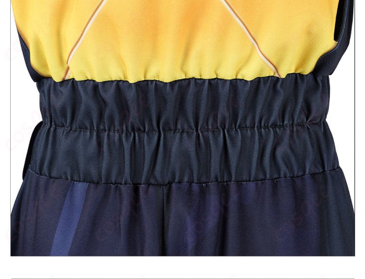 パンツのウエスト部分ディテール画像。ウェイレイコスプレ衣装のパンツの腰回りのデザインを表示。