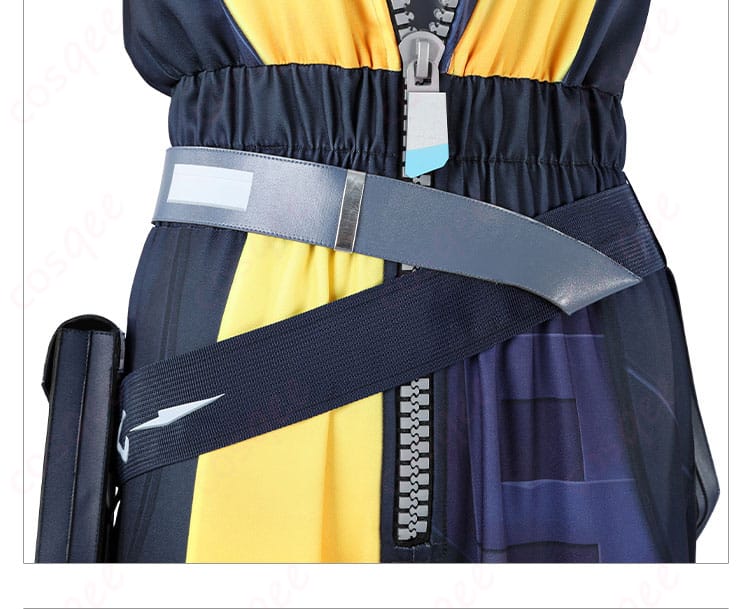 腰の装飾ディテール画像。ウェイレイコスプレ衣装の腰部分のディテールを紹介。