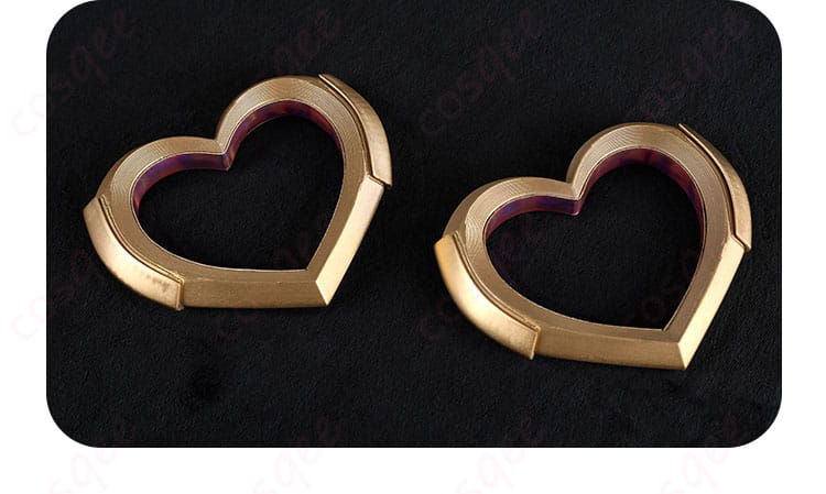 オーバーウォッチ2 キリコ コスプレ衣装の愛心腕飾り細部、細かいデザインで全体を引き立てる