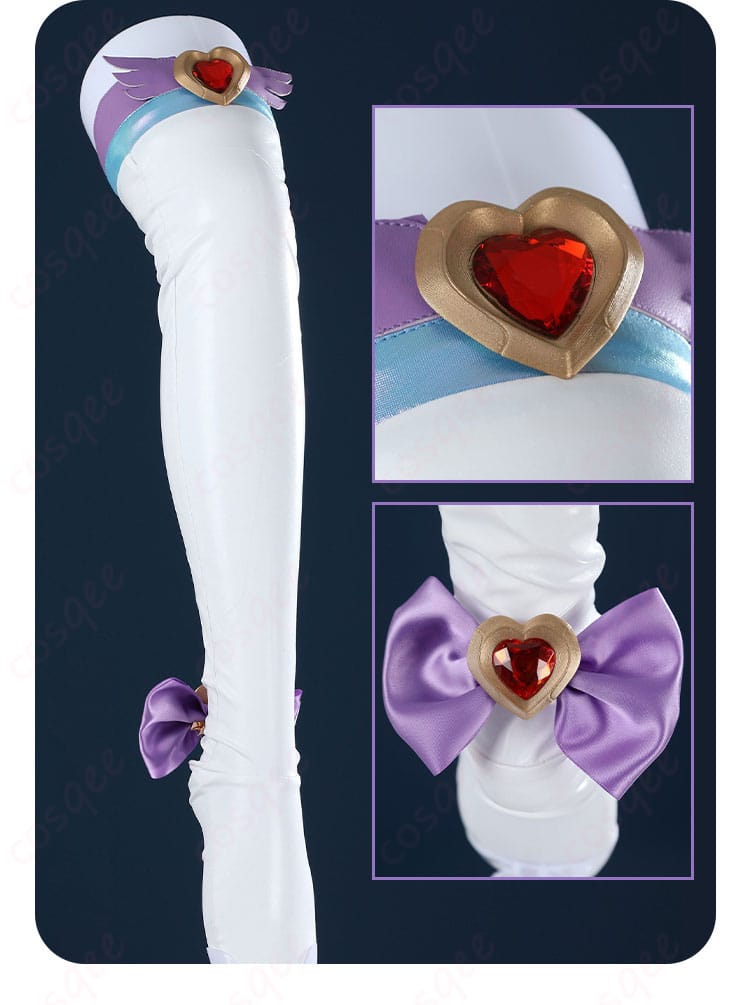 オーバーウォッチ2 キリコ コスプレ衣装の足部装飾細部、靴に施された細かなディテールが確認できる