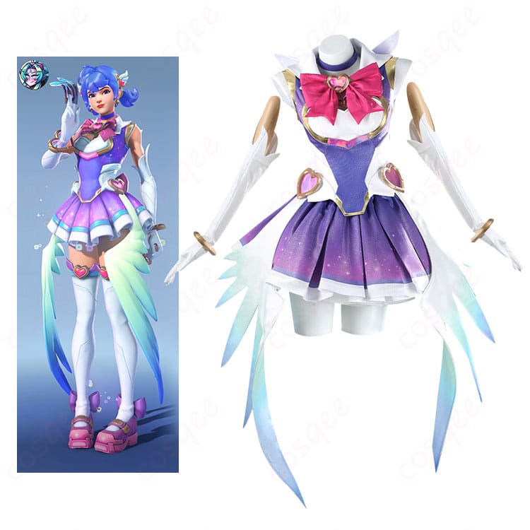 オーバーウォッチ2 キリコ コスプレ衣装とキャラクターの結びつき、魔法少女テーマのデザインが忠実に再現された画像