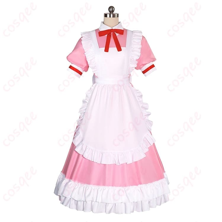魔法少女まどか☆マギカ 鹿目まどか メイド服コスプレ 可憐ガーリーで写真映えする一着 - 1枚目の画像