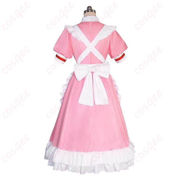 魔法少女まどか☆マギカ 鹿目まどか メイド服コスプレ 可憐ガーリーで写真映えする一着 - 3枚目の画像
