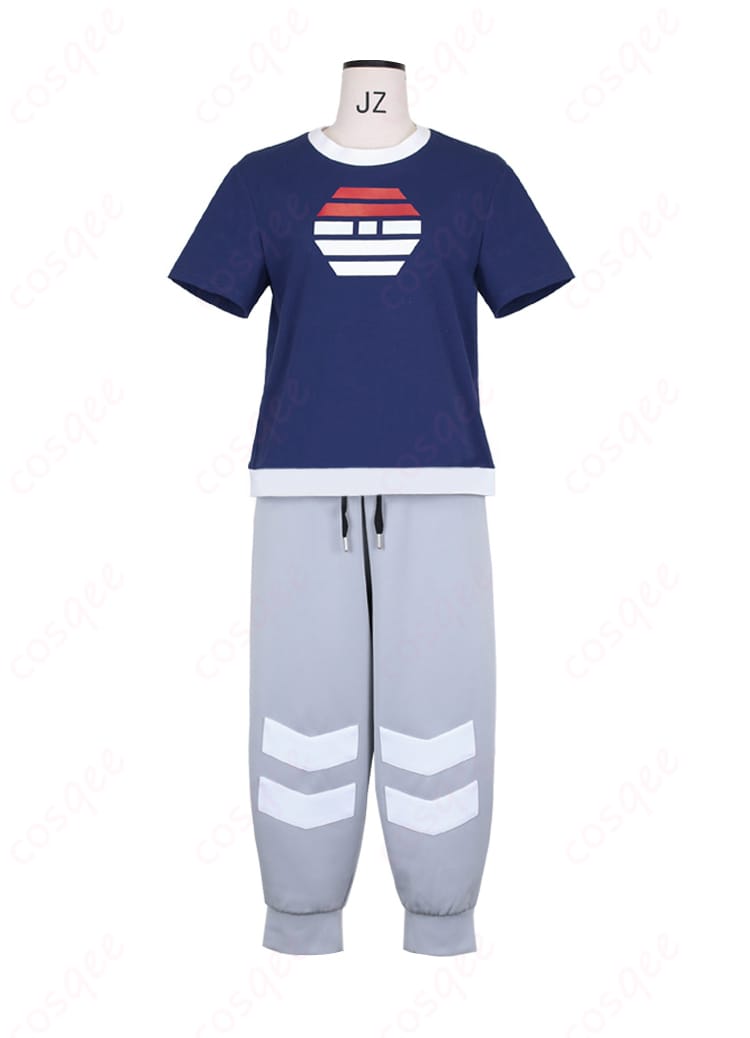 ポケモンレジェンズ ガイ コスプレ衣装の内搭短袖。シンプルで快適なデザイン。