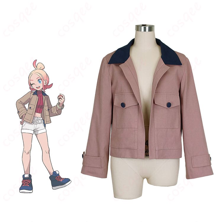 商品服装とキャラクターの結びつきを示した画像。ポケモンレジェンズ Z-A タウニー コスプレ衣装の高い再現度が確認できる一枚です。