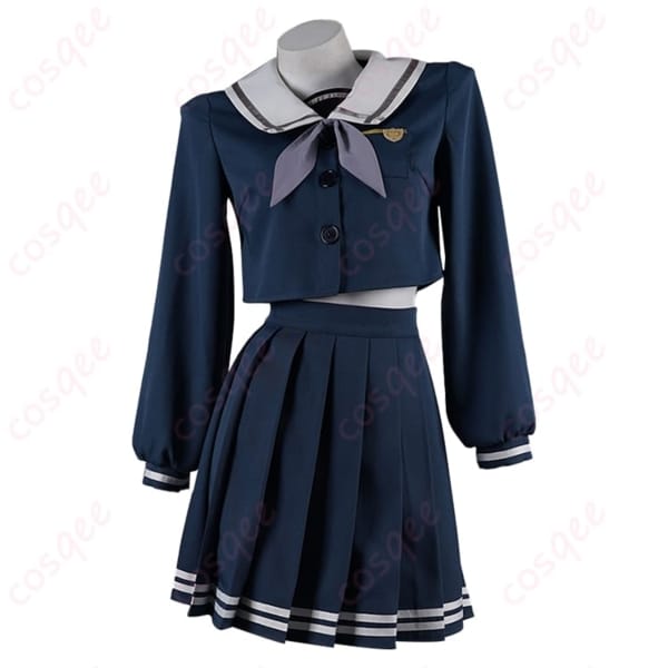BanG Dream! It's MyGO!!!!! 若葉睦 月ノ森女子学園コスプレ 制服ネイビーで端正に決まる