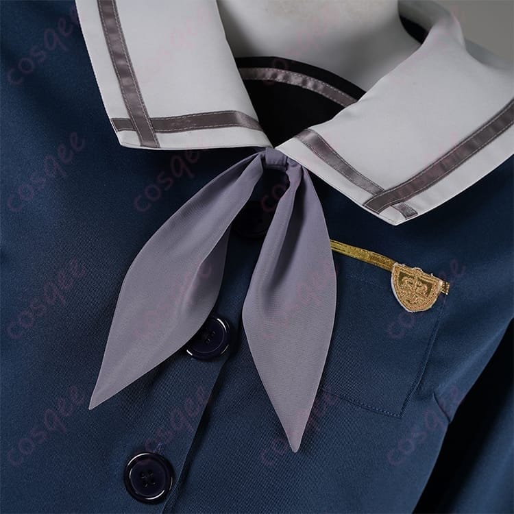 BanG Dream! It's MyGO!!!!! 若葉睦 月ノ森女子学園コスプレ 制服ネイビーで端正に決まる - 4枚目の画像