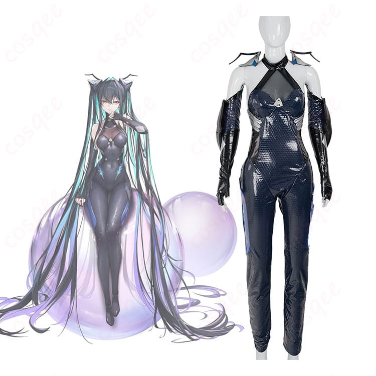 商品服装とキャラクターの結びつきを示した画像。リトルマーメイド(セイレーン)のコスプレ衣装を忠実に再現。