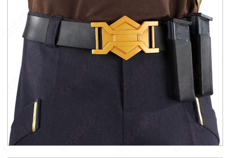 腰帯装飾の詳細。テホのコスプレ衣装の腰帯が精巧に仕上げられています。