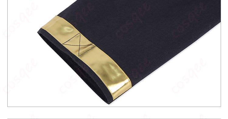 袖口装飾のディテール。テホのコスプレ衣装の袖口部分が精緻に仕上げられています。