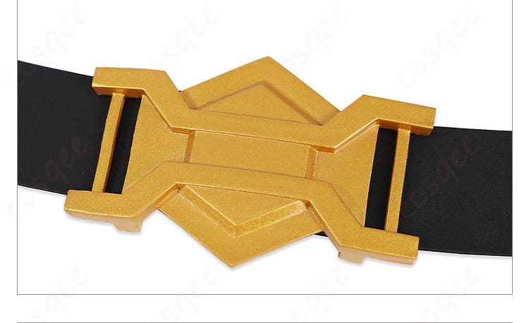 腰帯の装飾ディテール。テホのコスプレ衣装の腰帯部分がしっかりと作られています。