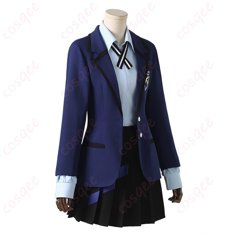 ガンダムシリーズのニャアン制服コスプレ 衿元まで端正な刺繍と綺麗なシルエット - 2枚目の画像