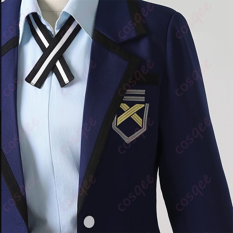 ガンダムシリーズのニャアン制服コスプレ 衿元まで端正な刺繍と綺麗なシルエット - 5枚目の画像