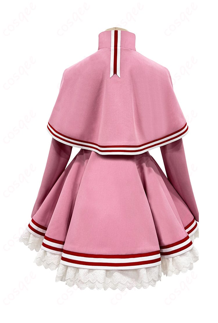 商品背面図。バトルコスチュームの後ろ姿を詳しく示した画像。アクセサリーの配置も確認できます。