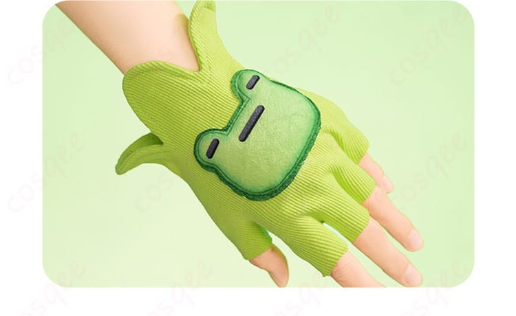 手袋装飾細部。メイ コスプレ衣装の手袋の装飾ディテール、細部にこだわったデザイン。