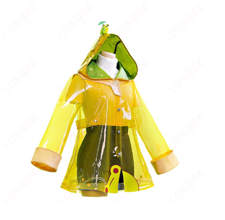 商品左側図。メイ コスプレ衣装の左側デザインとフィット感を確認できる画像。