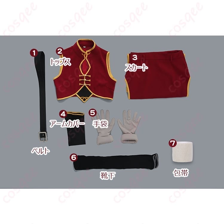 銀魂 神楽 2年後コスプレ｜チャイナ風の映える赤黒コーデで撮影もイベントも主役に - 5枚目の画像