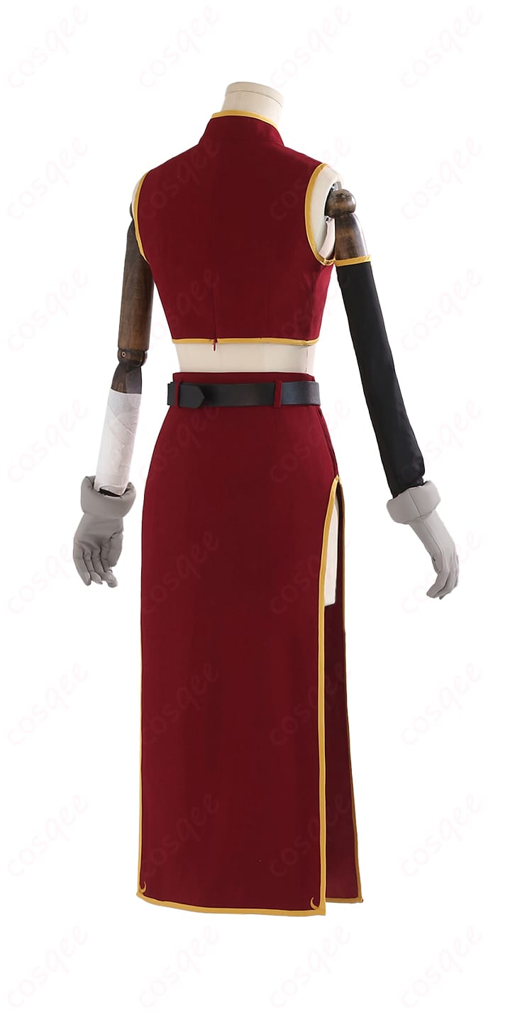 銀魂 神楽 コスプレ衣装 背面のディテールが分かる画像。