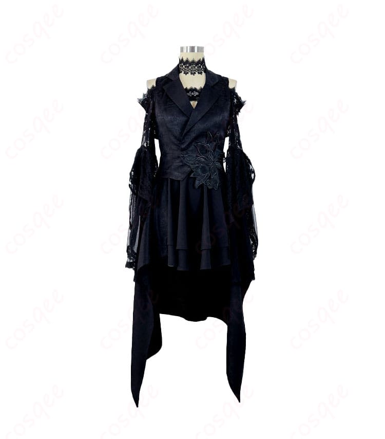 商品正面図。グロッタ・ストマックコスプレ衣装の前面ディテールがはっきり見える画像。