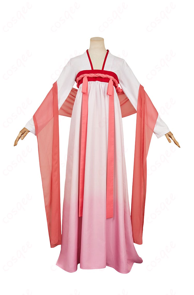 商品正面図。猫猫(マオマオ)のコスプレ衣装の前面ディテールがよくわかる画像。