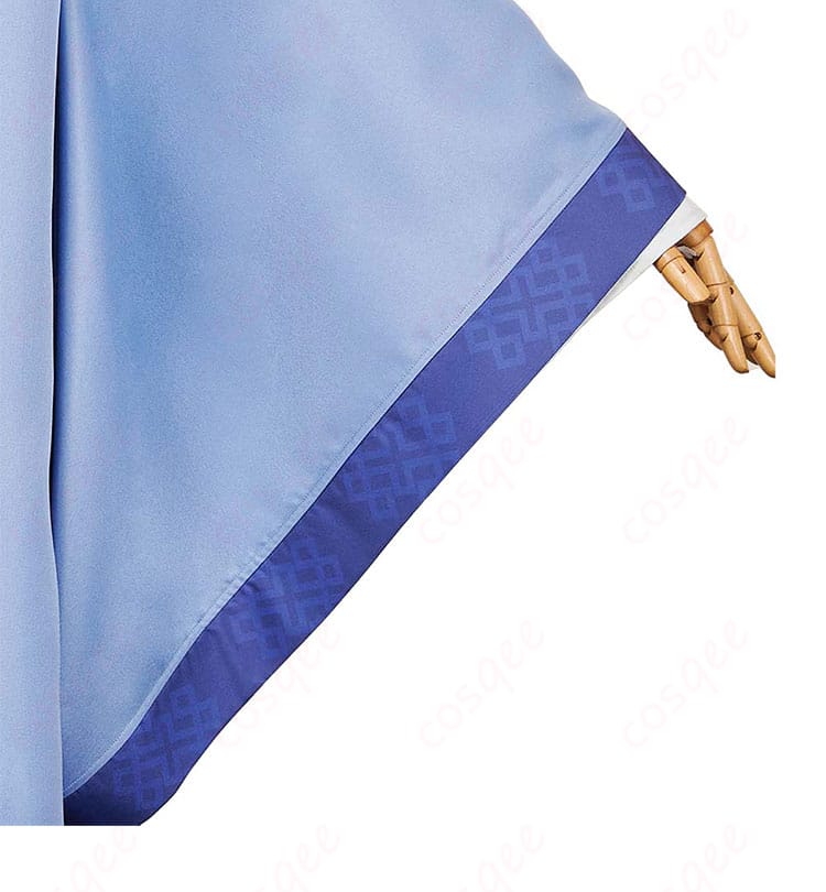 袖口装飾ディテール。壬氏コスプレ衣装の袖口の美しい装飾ディテール。