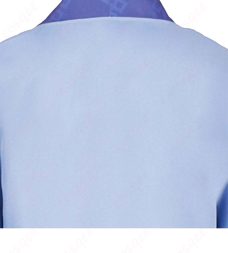 服装背面ディテール。壬氏の狩り版コスプレ衣装の背面装飾がしっかり表現されている画像。