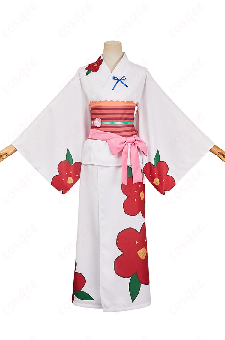 地縛少年花子くん 八尋寧々 浴衣 コスプレ衣装の正面画像。キャラクターの特徴を忠実に再現したデザイン。
