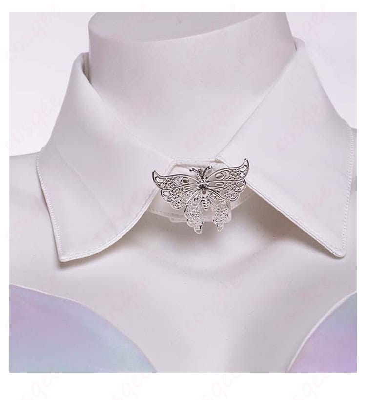 超絶最かわてんしちゃんのバニーVer.コスプレ衣装のネックレスの装飾ディテール。煌めくジュエリーがアクセント。