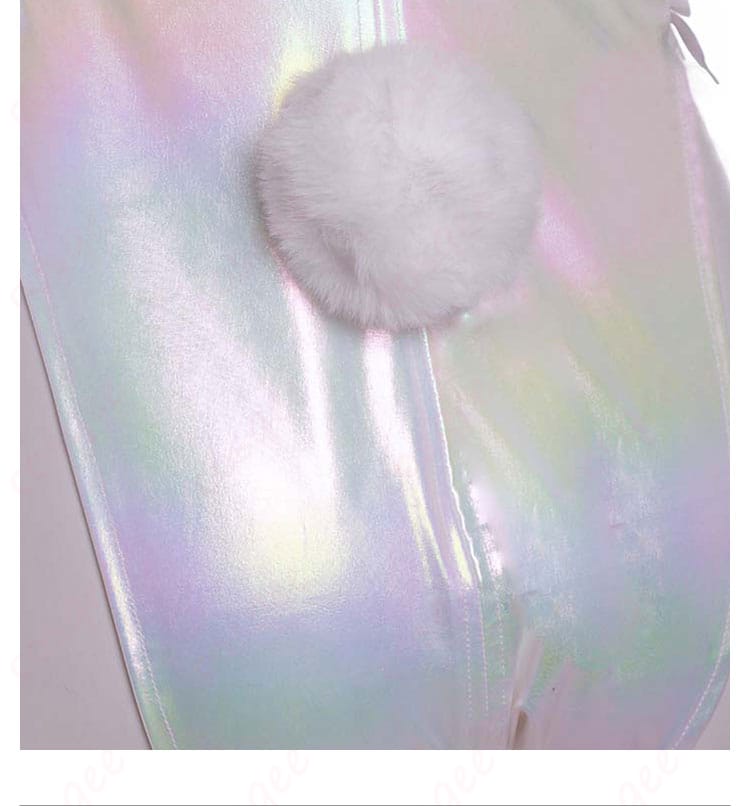 超絶最かわてんしちゃんのバニーVer.コスプレ衣装の尻尾装飾ディテール。リアルで可愛い尻尾が特徴。