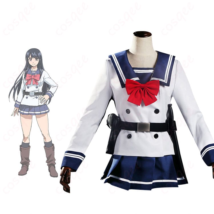 本城遊理 コスプレ衣装とアニメキャラクター本城遊理のイメージを再現した画像。コスプレイベントに最適な衣装。