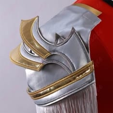 俺だけレベルアップな件 向坂雫の赤色アーマー風コスプレ 衣装一式で戦士の強さと美しさをまとう - 4枚目の画像（サムネイル）