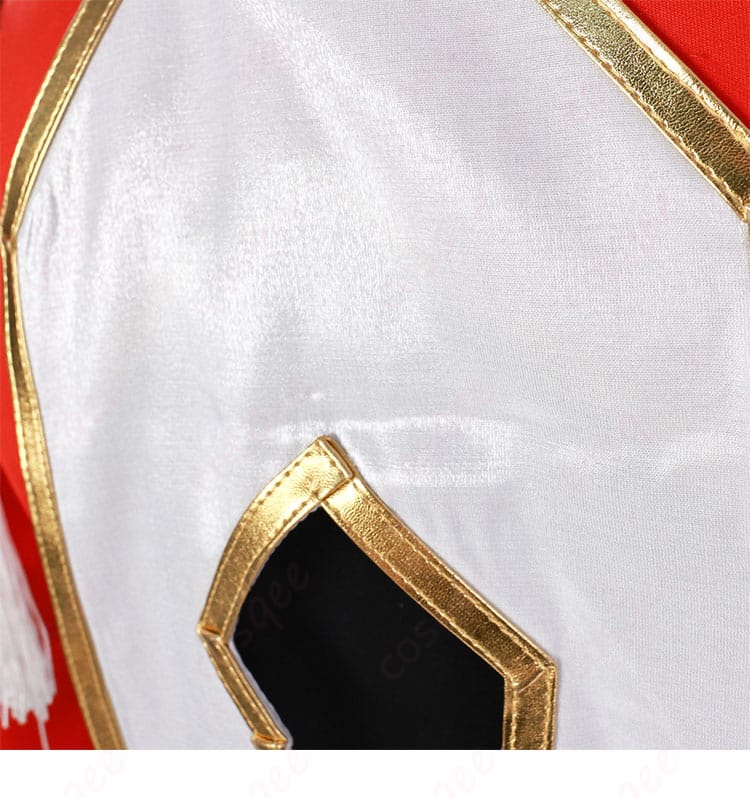 背中の衣装ディテール。向坂雫コスプレ衣装の背中のディテールが確認できる画像。