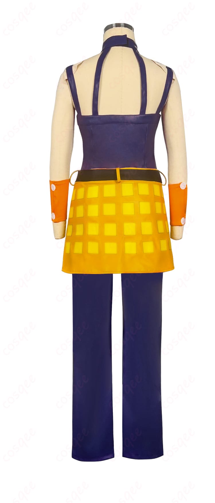 ナランチャ・ギルガ コスプレ衣装の背面画像。デザインのディテールがしっかりと再現され、視覚的に引き立つ仕上がりです。