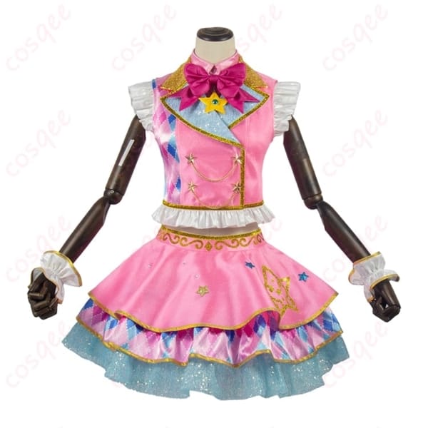 アイカツスターズ 虹野ゆめのピンクスターコーデで華やかに輝くコスプレ衣装