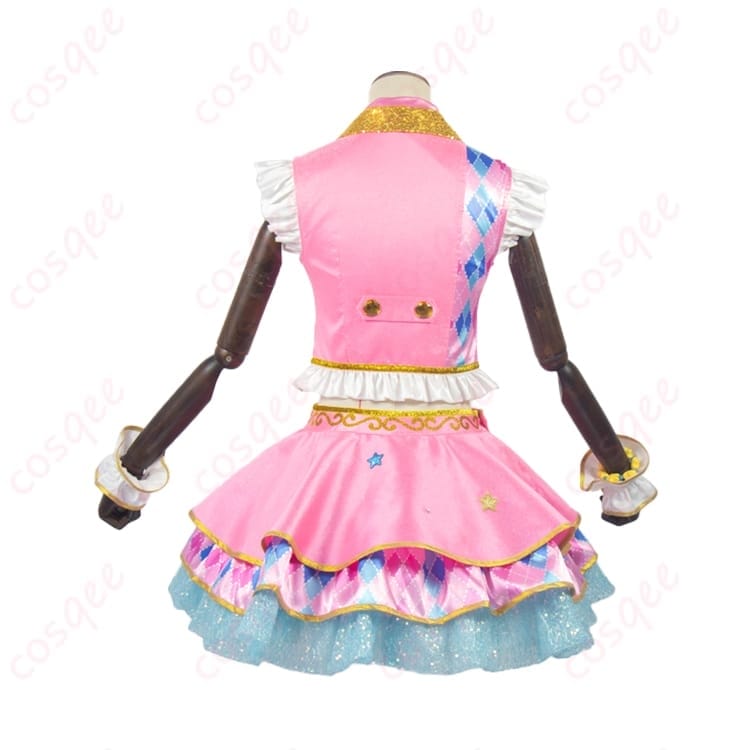 アイカツスターズ 虹野ゆめのピンクスターコーデで華やかに輝くコスプレ衣装 - 4枚目の画像