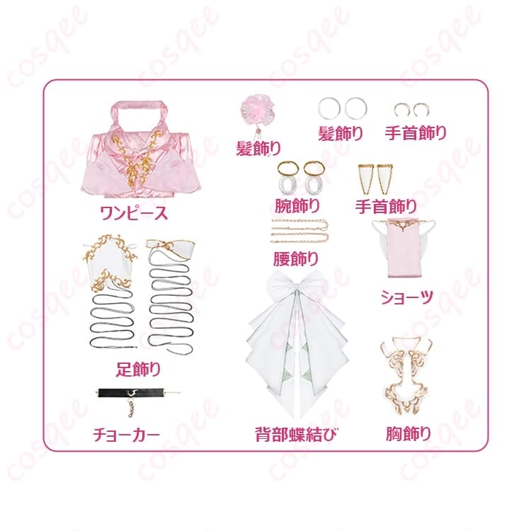 コードギアスのC.C.を可憐に纏うピンクドレス コスプレ衣装｜上品シルエットで写真映え - 5枚目の画像