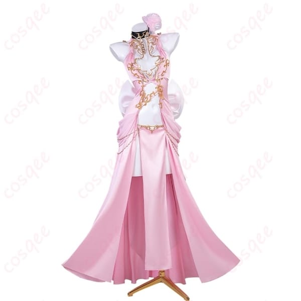 コードギアスのC.C.を可憐に纏うピンクドレス コスプレ衣装｜上品シルエットで写真映え
