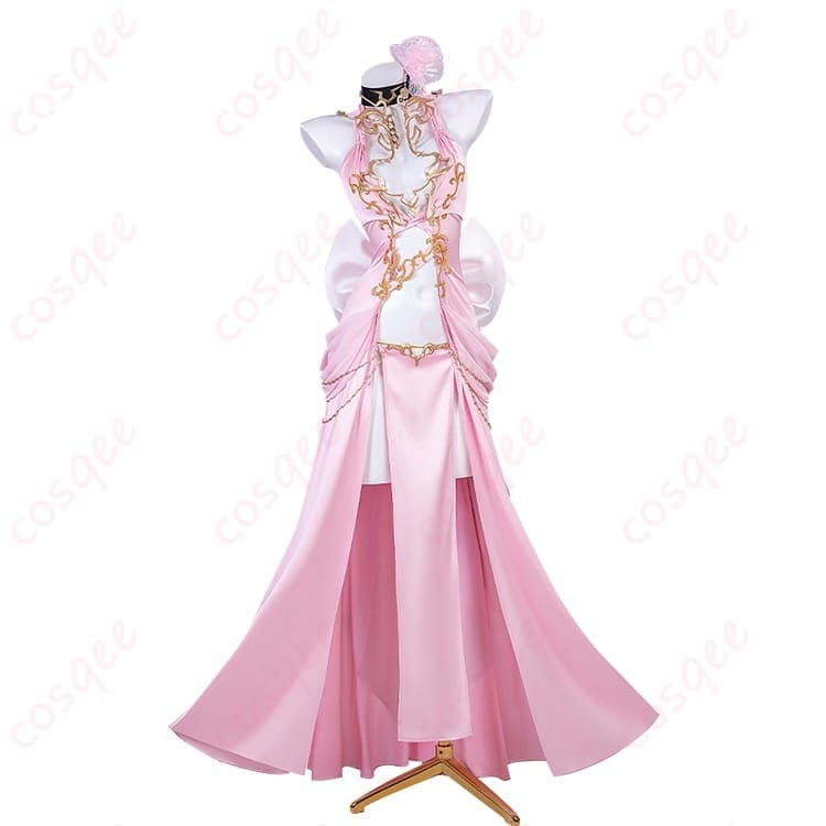 コードギアスのC.C.を可憐に纏うピンクドレス コスプレ衣装｜上品シルエットで写真映え - 1枚目の画像