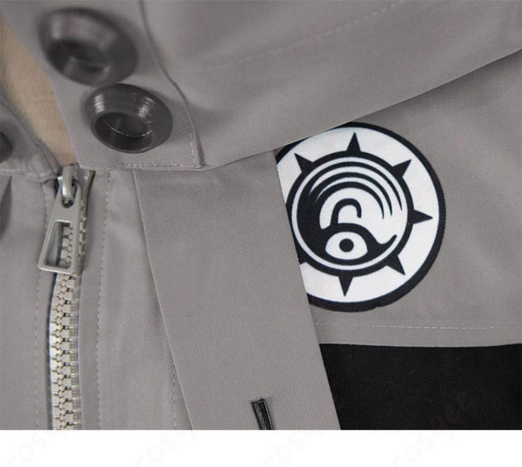 ルド コスプレ衣装の衣領装飾細部。花柄刺繍や豪華な装飾が、キャラクターの高い再現度を実現。