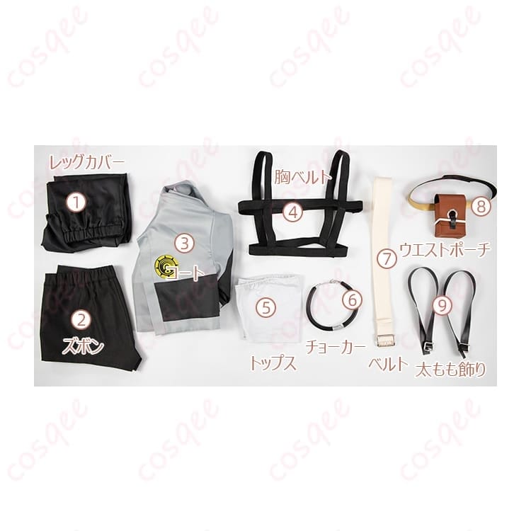 ガチアクタ リヨウのストリート無骨感を纏えるコスプレ衣装｜動きやすく写真映え - 4枚目の画像