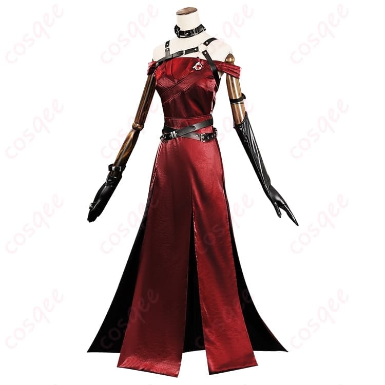 恋と深空 主人公「麗しき暗幕」コスプレ衣装 ダークに艶めく上品シルエットで撮影映え - 2枚目の画像