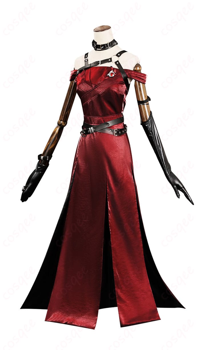 商品側面図。コスプレ衣装のサイドデザインとフィット感が確認できる画像。